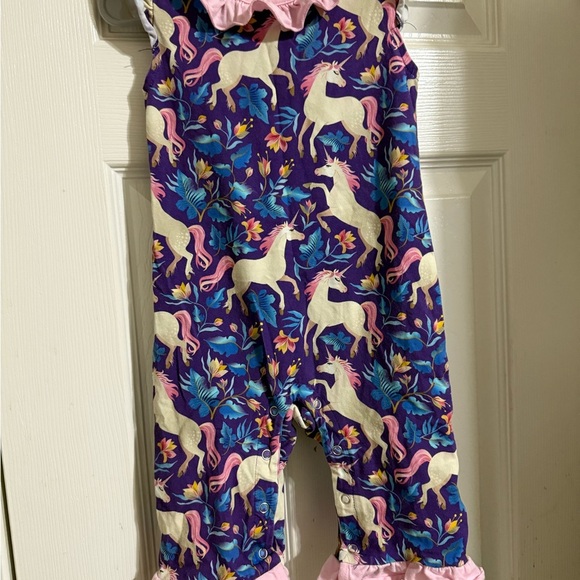 Stitchy Fish Unicorn Romper - Picture 2 of 9